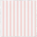 Vertical Stripes - White and Misty Rose Pink Canvas 20  x 20 