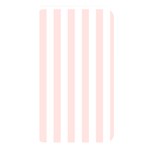Vertical Stripes - White and Misty Rose Pink Memory Card Reader (Rectangular)