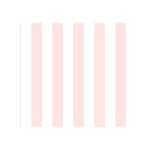 Vertical Stripes - White and Misty Rose Pink Greeting Card 5  x 7 