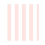 Vertical Stripes - White and Misty Rose Pink Greeting Card 4.5  x 6 