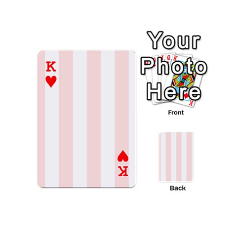 King Vertical Stripes Front - HeartK