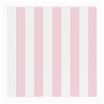 Vertical Stripes - White and Piggy Pink Medium Glasses Cloth