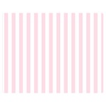 Vertical Stripes - White and Piggy Pink Double Sided Flano Blanket (Medium)