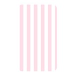 Vertical Stripes - White and Piggy Pink Memory Card Reader (Rectangular)