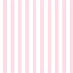 Vertical Stripes - White and Piggy Pink ScrapBook Page 12  x 12 