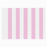 Vertical Stripes - White and Classic Rose Pink Large Glasses Cloth
