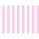 Vertical Stripes - White and Classic Rose Pink Birthday Cake 3D Greeting Card (7x5)
