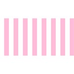 Vertical Stripes - White and Cotton Candy Pink YOU ARE INVITED 3D Greeting Card (8x4)