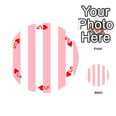 Vertical Stripes Front - Heart5