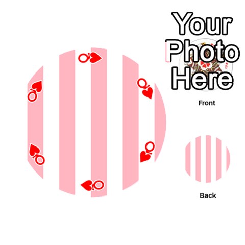 Queen Vertical Stripes Front - HeartQ