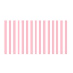 Vertical Stripes - White and Pink Satin Wrap