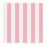 Vertical Stripes - White and Pink Medium Glasses Cloth
