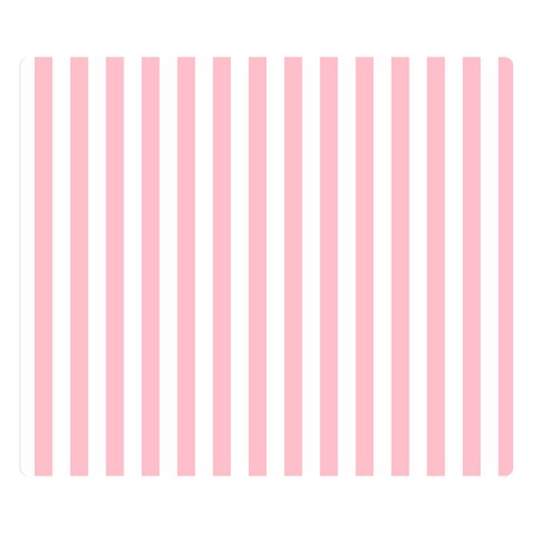 Vertical Stripes 50 x40  Blanket Front