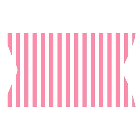 Vertical Stripes Waistband Front