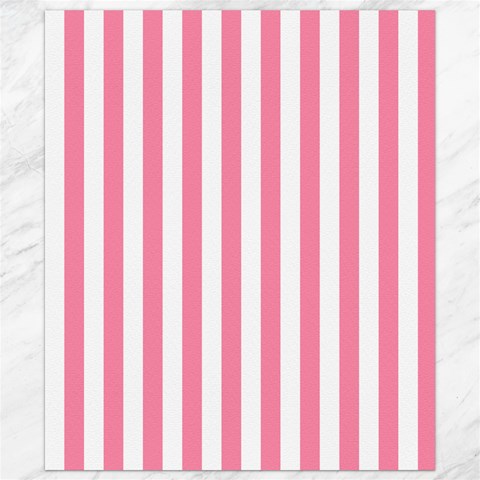 Vertical Stripes 8.15 x9.66  Canvas - 1