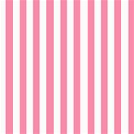 Vertical Stripes - White and Flamingo Pink ScrapBook Page 8  x 8 