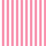 Vertical Stripes - White and Flamingo Pink ScrapBook Page 12  x 12 