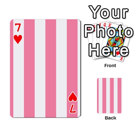Vertical Stripes Front - Heart7