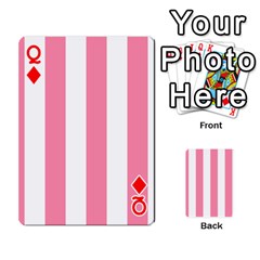 Queen Vertical Stripes Front - DiamondQ