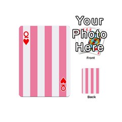 Queen Vertical Stripes Front - HeartQ
