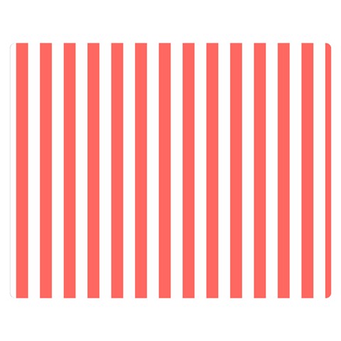 Vertical Stripes 60 x50  Blanket Front