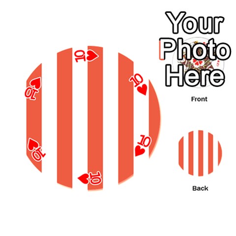 Vertical Stripes Front - Heart10
