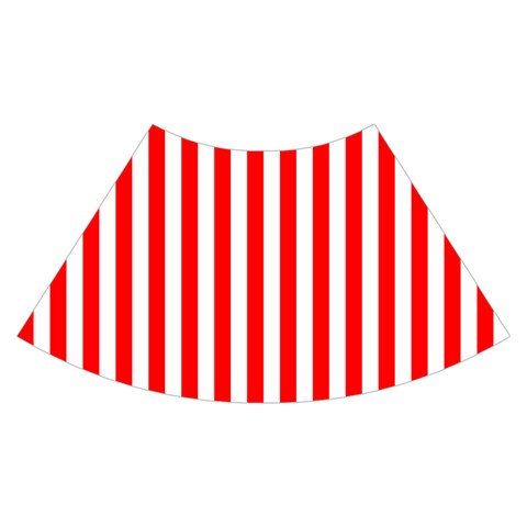 Vertical Stripes Skirt Front