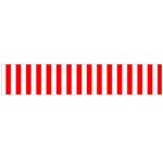 Vertical Stripes - White and Red Flano Scarf (Large)