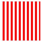Vertical Stripes - White and Red Large Satin Scarf (Square)