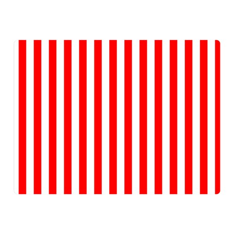 Vertical Stripes 35 x27  Blanket Front