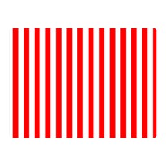 Vertical Stripes 35 x27  Blanket Back