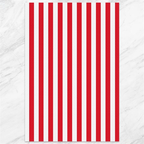 Vertical Stripes 11.88 x17.36  Canvas - 1