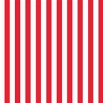 Vertical Stripes - White and Alizarin Red ScrapBook Page 8  x 8 