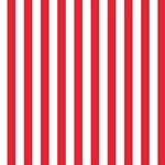 Vertical Stripes - White and Alizarin Red ScrapBook Page 12  x 12 