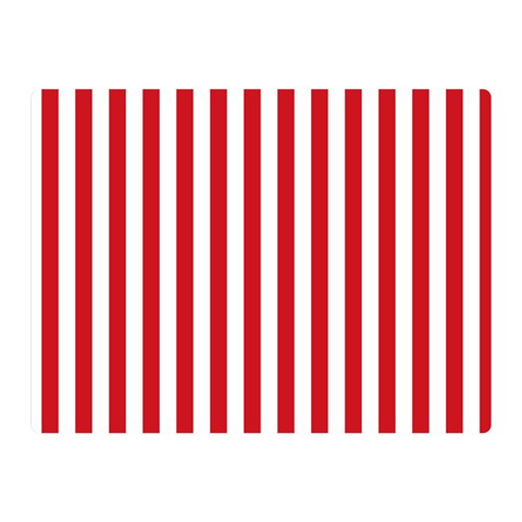Vertical Stripes 35 x27  Blanket Front