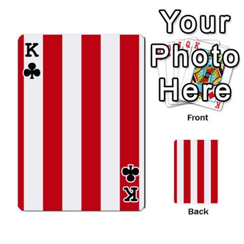 King Vertical Stripes Front - ClubK