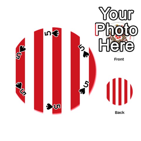 Vertical Stripes Front - Spade5