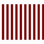 Vertical Stripes - White and Maroon Red Collage 8  x 10 