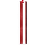 Vertical Stripes - White and Maroon Red Large Book Mark