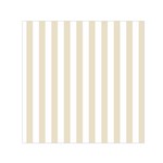 Vertical Stripes - White and Pearl Brown Small Satin Scarf  (Square)