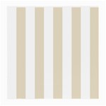 Vertical Stripes - White and Pearl Brown Medium Glasses Cloth