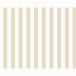 Vertical Stripes - White and Pearl Brown Collage 8  x 10 