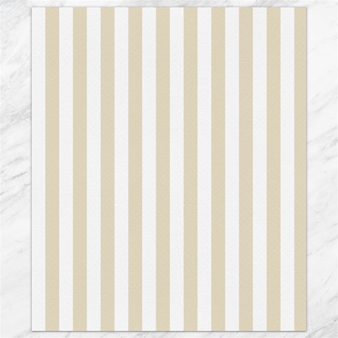 Vertical Stripes 8.15 x9.66  Canvas - 1