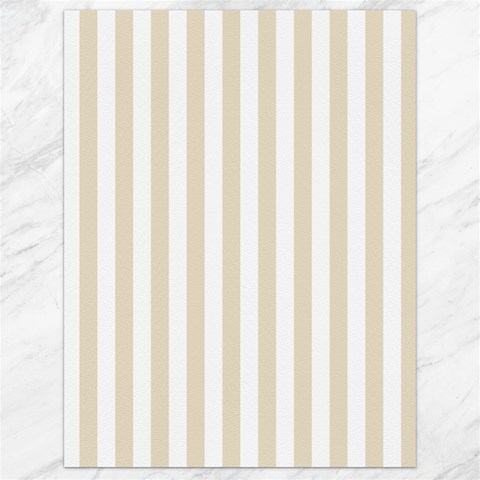 Vertical Stripes 17.8 x23.08  Canvas - 1