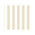 Vertical Stripes - White and Pearl Brown Greeting Card 5  x 7 
