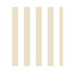 Vertical Stripes - White and Pearl Brown Greeting Card 4.5  x 6 