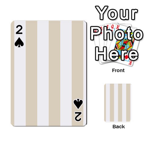 Vertical Stripes Front - Spade2