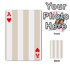 Ace Vertical Stripes Front - HeartA
