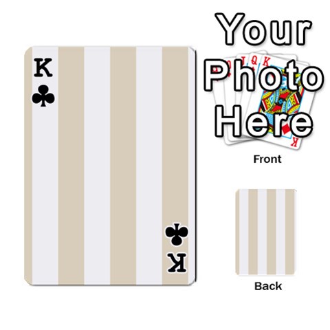 King Vertical Stripes Front - ClubK
