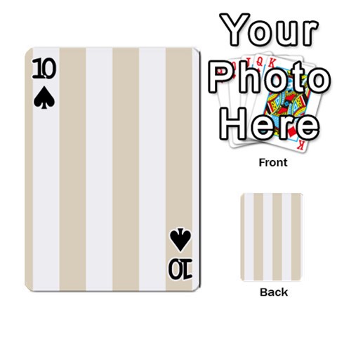 Vertical Stripes Front - Spade10